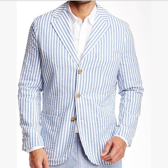 Island Company Other - Island Company Bon Vivant Seersucker Blazer Jacket